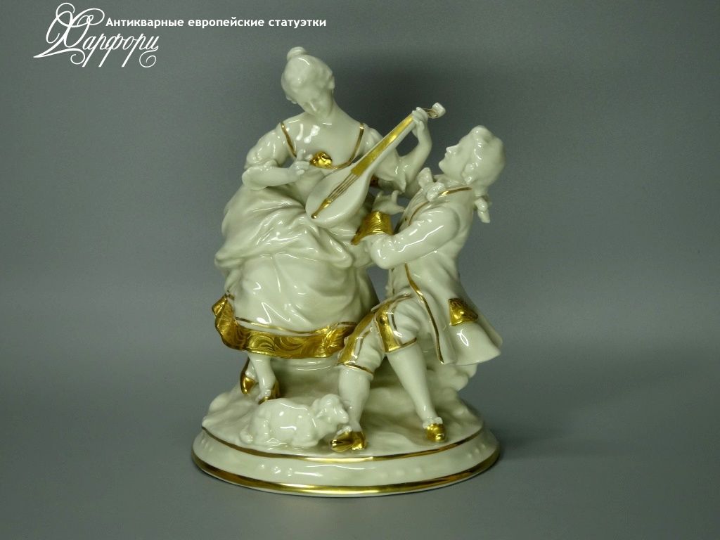 Купить фарфоровые статуэтки FRITZ AKKERMAN, Романтические куплеты, Германия